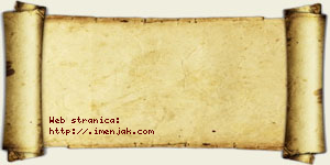 Anđelija Ojdanić vizit kartica